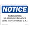 Signmission OSHA Notice Sign, 7" Height, 10" Width, No Soliciting No Religious Fanatics (Girl Sign, Landscape OS-NS-D-710-L-14829 - alternate 1